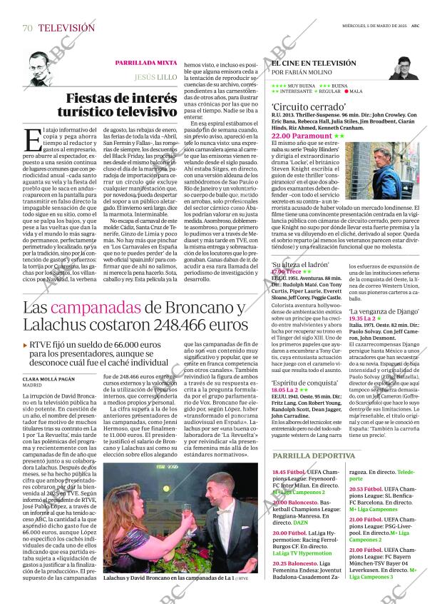 ABC SEVILLA 05-03-2025 página 70